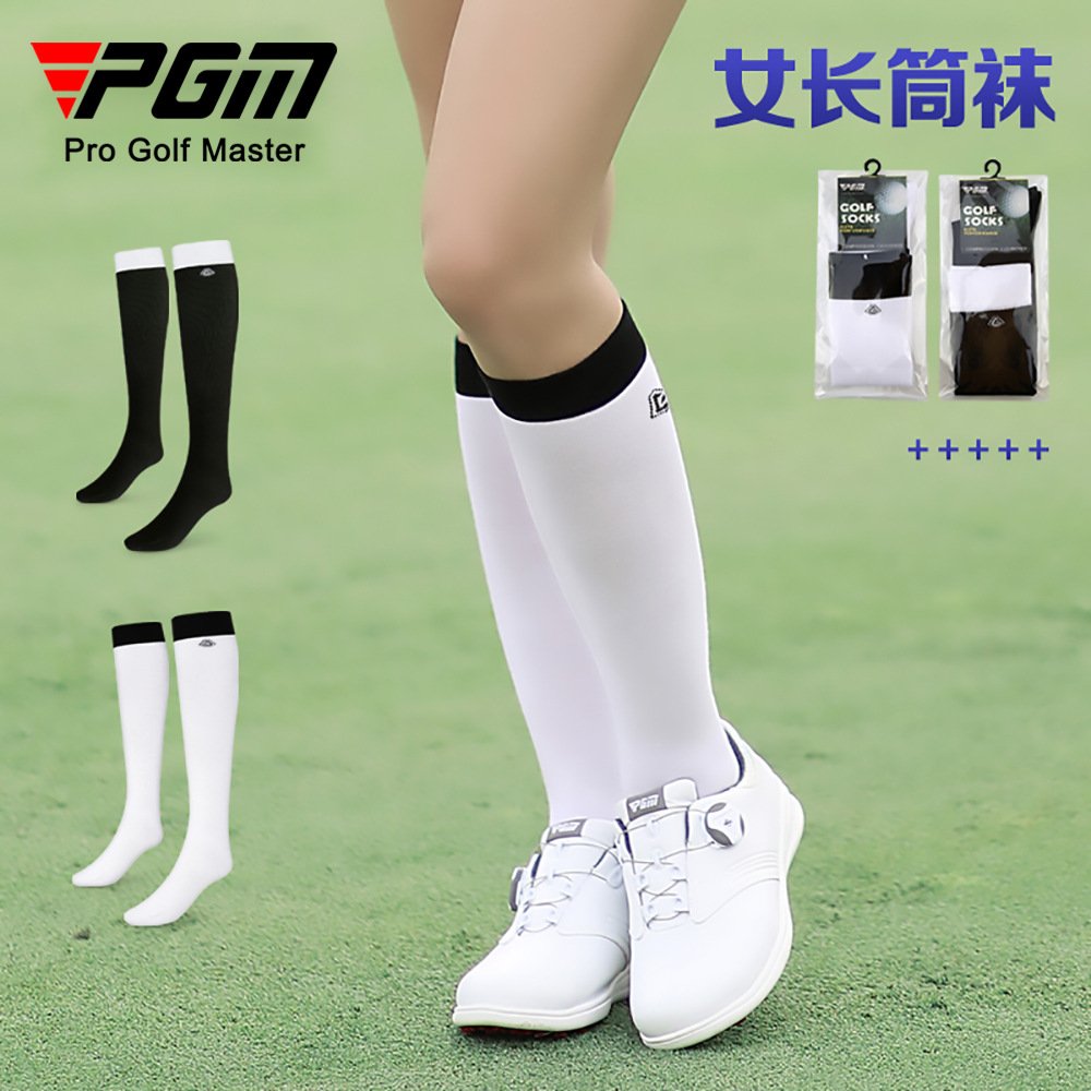 Tất golf Nữ thể thao cổ cao co giãn thoáng khí cao cấp - TG013