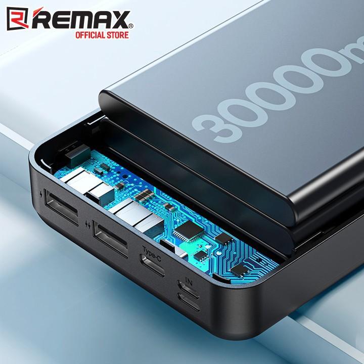 Pin Sạc Dự Phòng 30.000mAh Remax RPP-167 Lango Series Fast Charing 2.1A Tích Hợp 2 Cổng USB