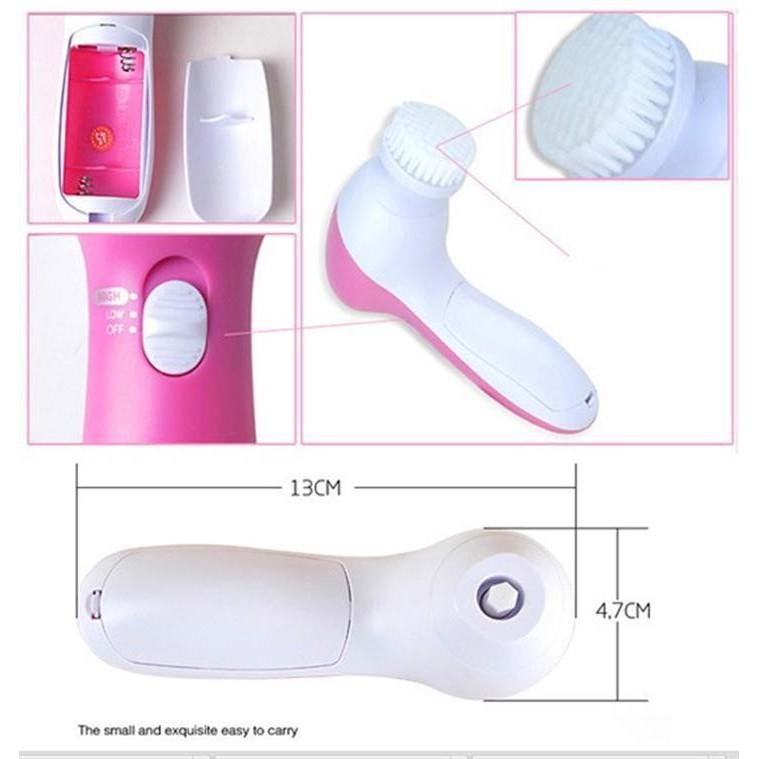 Máy massage rửa mặt 5 in 1 beauty care AE-8782