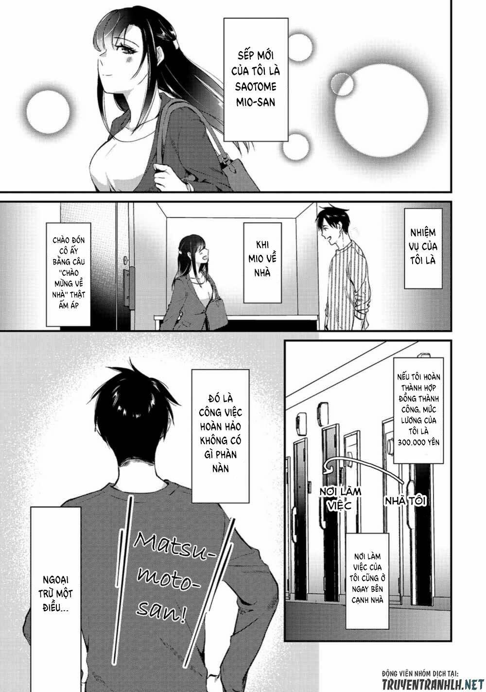 tsuki 50-man moratte mo ikigai no nai tonari no onee-san ni 30-man de yatowarete "okaeri" tte iu chapter 1 31