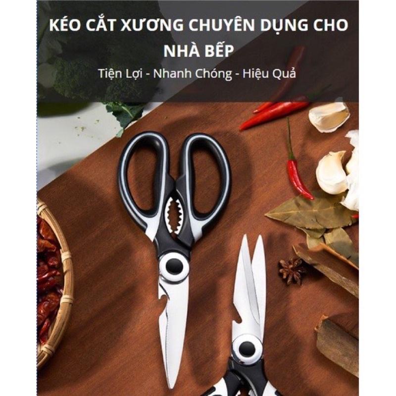 Kéo Cắt Gà Và Thực Phẩm Nhà Bếp Inox Đa Năng
