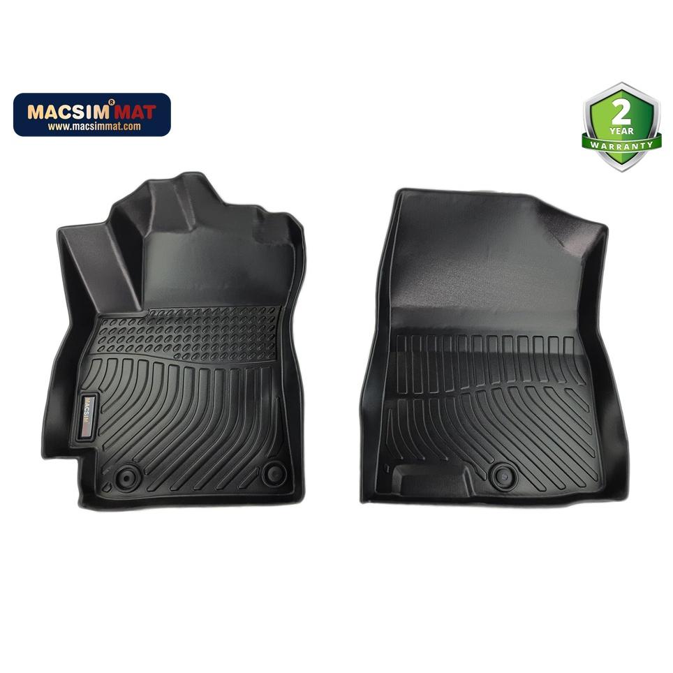 Thảm lót sàn xe ô tô Hyundai  avante 2016 - nay Nhãn hiệu Macsim chất liệu nhựa TPE màu đen hàng loại 2