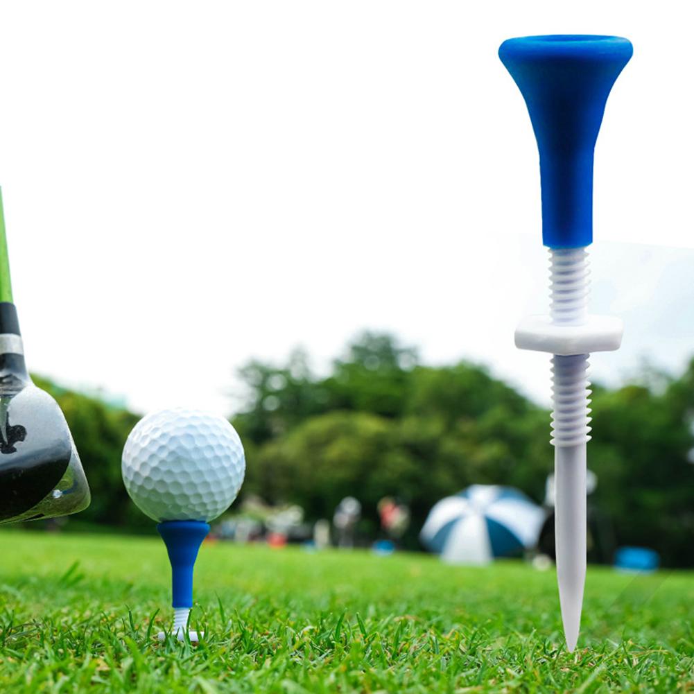 5PCS Golf Ball Nail Tees Điều chỉnh Chiều cao Mini Golf Giới hạn TEES di động Hỗ trợ đào tạo có thể sử dụng lại Phụ kiện thể thao ngoài trời Màu sắc: 5PCS
