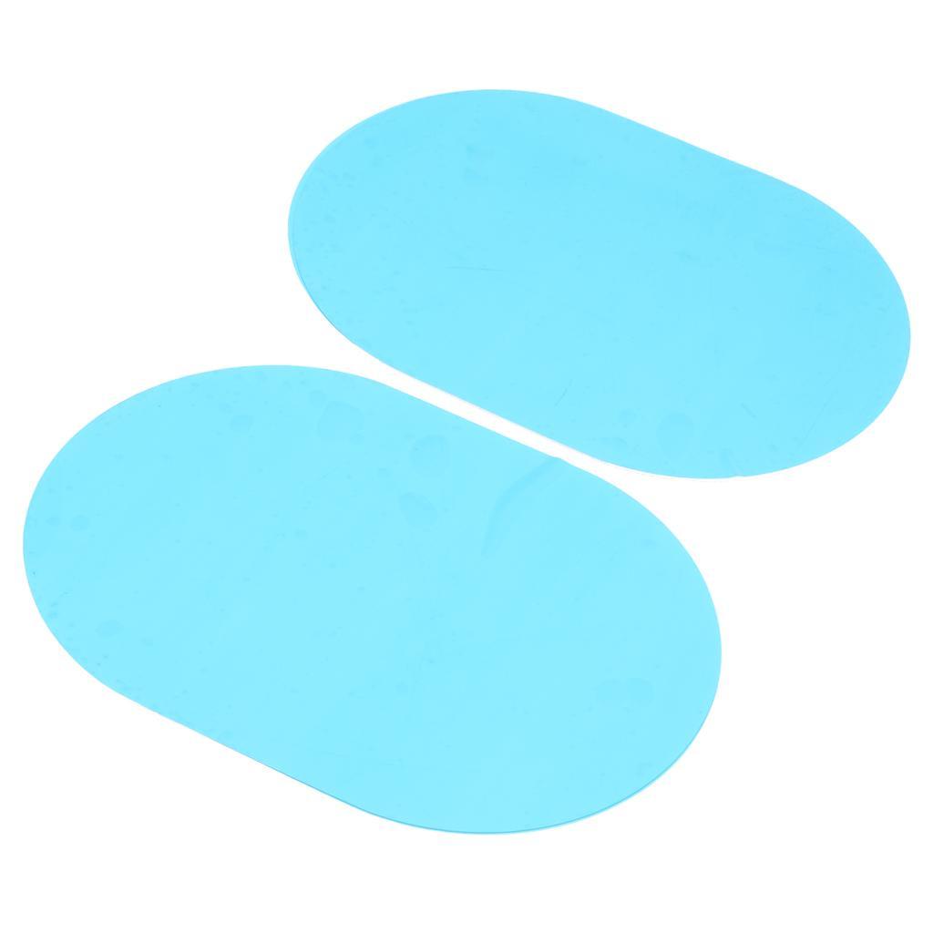 4xCar Anti Fog Film Rear View Mirror Waterproof Protective Sticker L