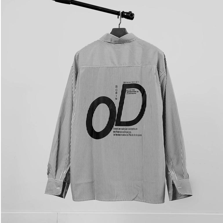 ÁO SƠMI DÀI TAY ODIN STRIPED, Áo sơ-mi oversize kẻ sọc, Local Brand ODIN CLUB