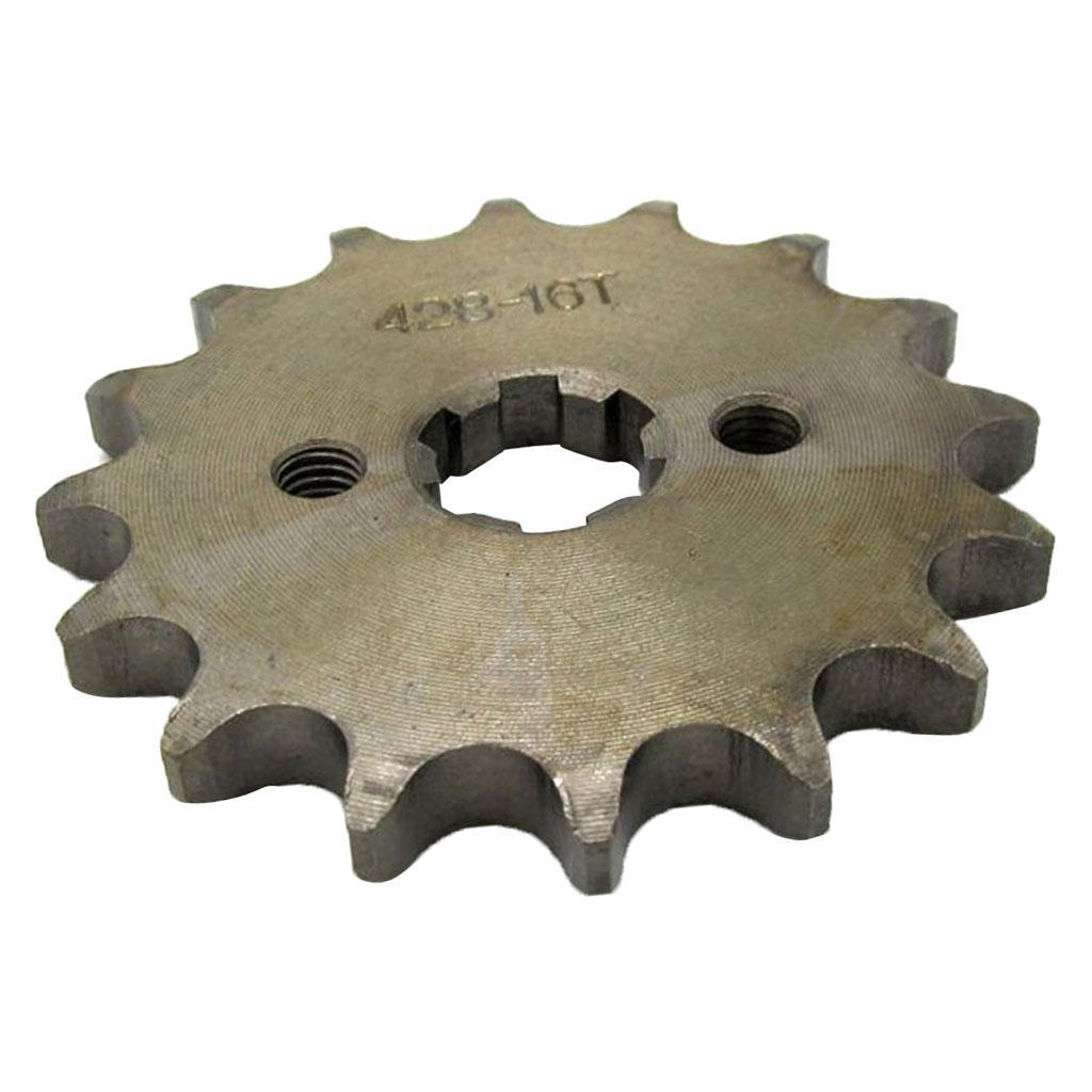 16T 428 Chain/Pitch Front Sprocket Cog /Trail/Dirt bike ATV Quad 17mm