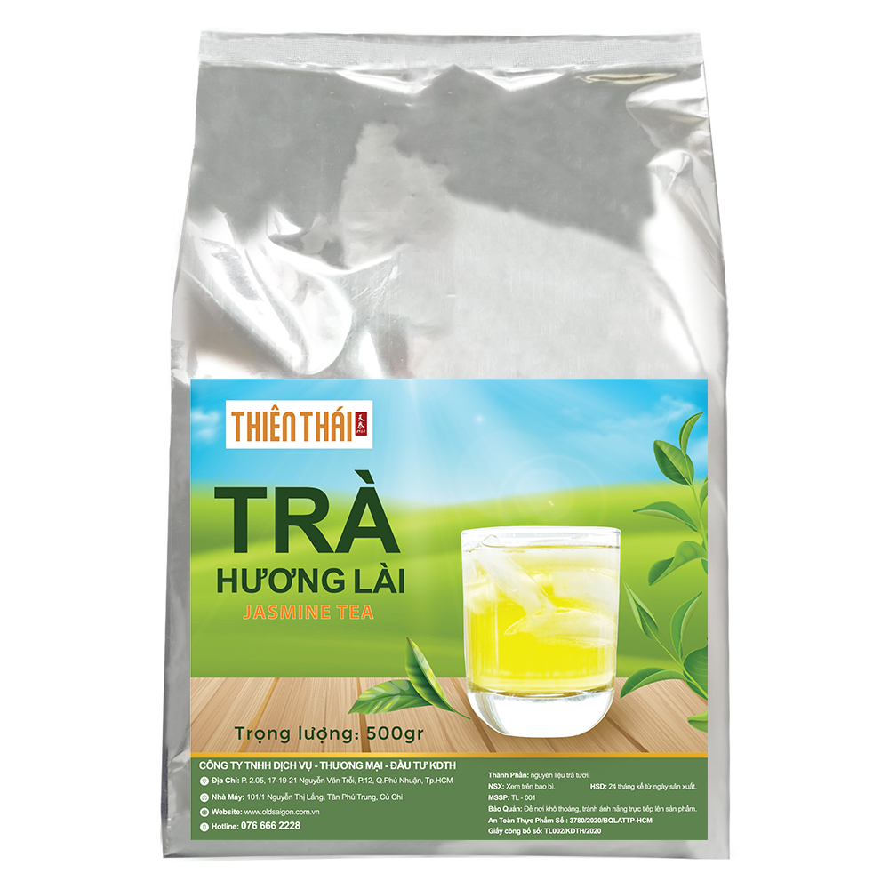 Trà Đá - Gói 500gr - Đậm hương thơm nhài, giúp giảm stress, giảm cân, điều hòa lưu thông máu, dùng pha trà lài đá, trà sữa, trà chanh, trà tắc - Jasmine Tea