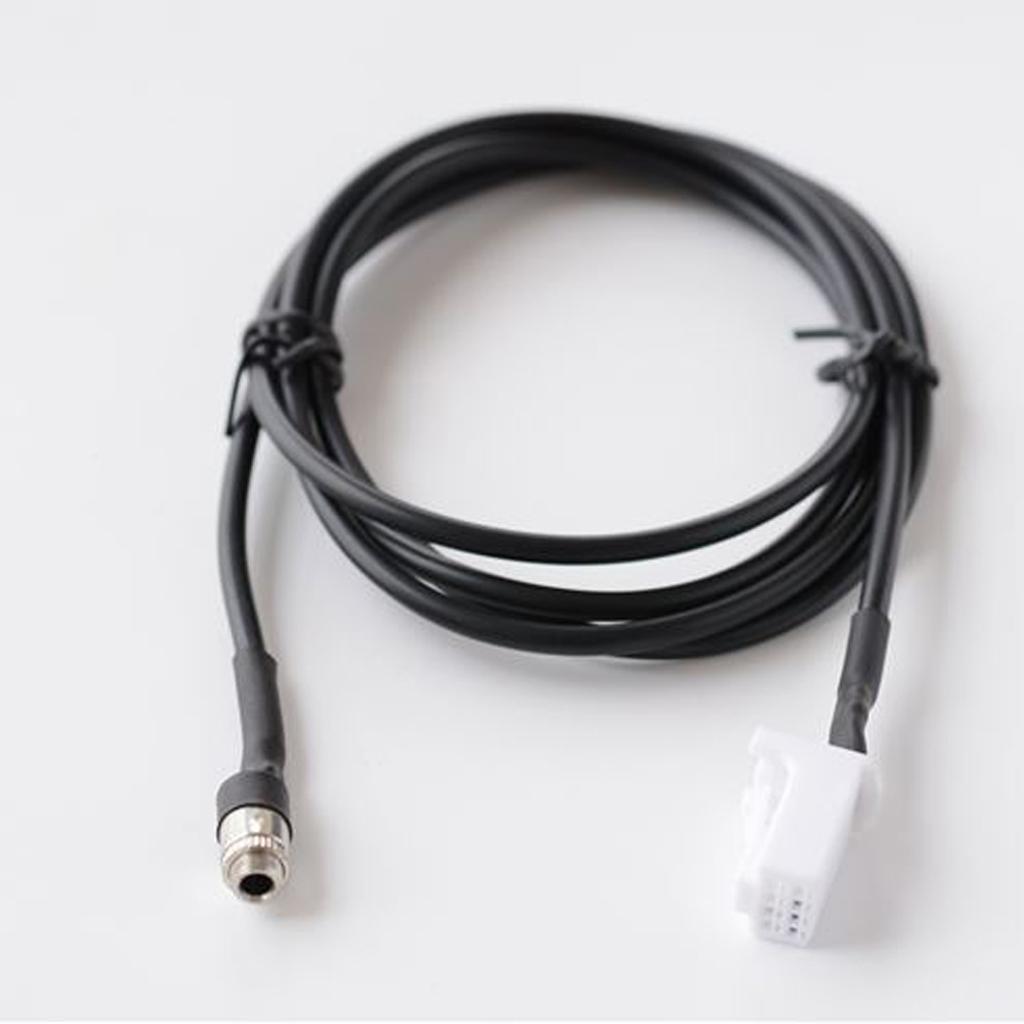 Car Audio 3.5mm Aux Jack 8 Pin Plug Adapter Cable