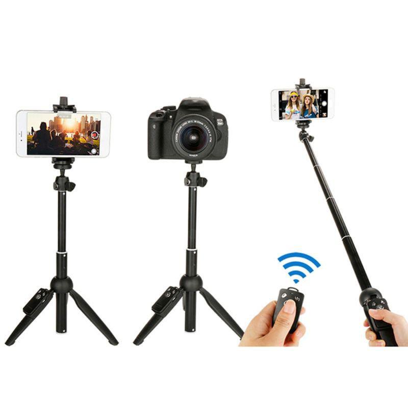 HSV 1Set Portable Wireless Bluetooth Remote Control Selfie Stick Tripod for GoPro Camera Cellphones Accessories