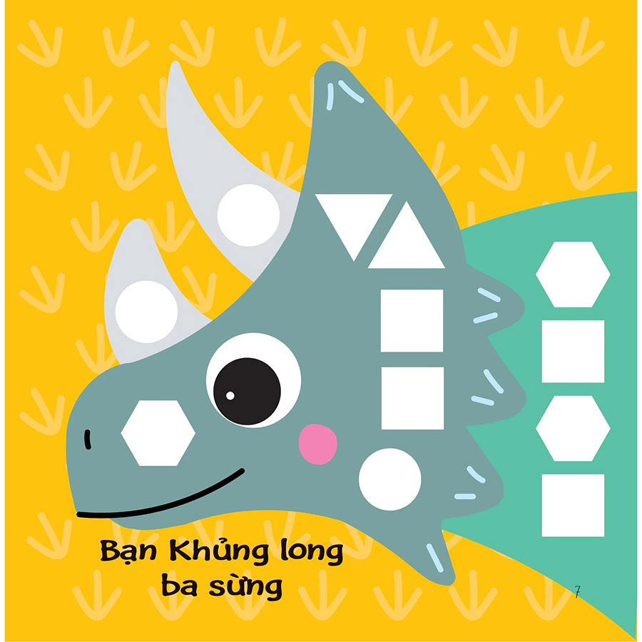 Sách Hình Dán Ngộ Nghĩnh - Phát Triển Khả Năng Quan Sát - Khủng Long