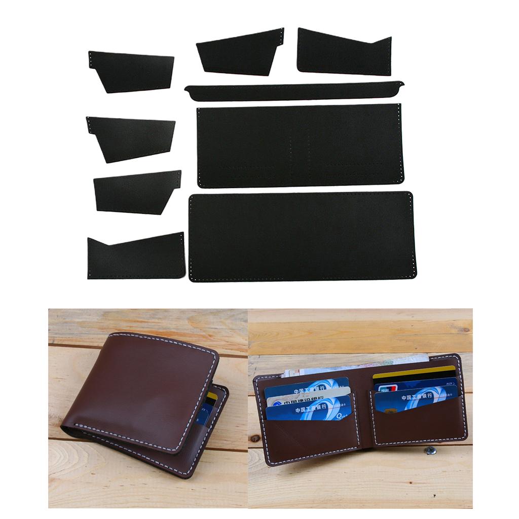 DIY Synthetic fiber Purse Kit Synthetic fiber  Set Wallet Purse Making Black