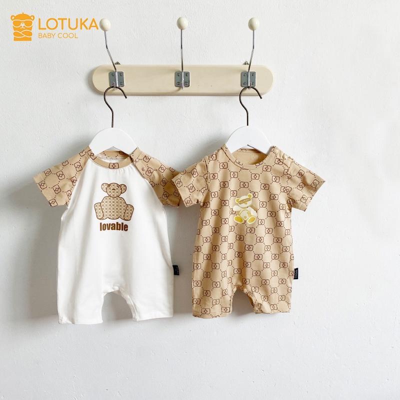 Body đùi bé trai bé gái hình Gấu dễ thương, quần áo bé trai bé gái LOTUKA, bodysuit cho bé