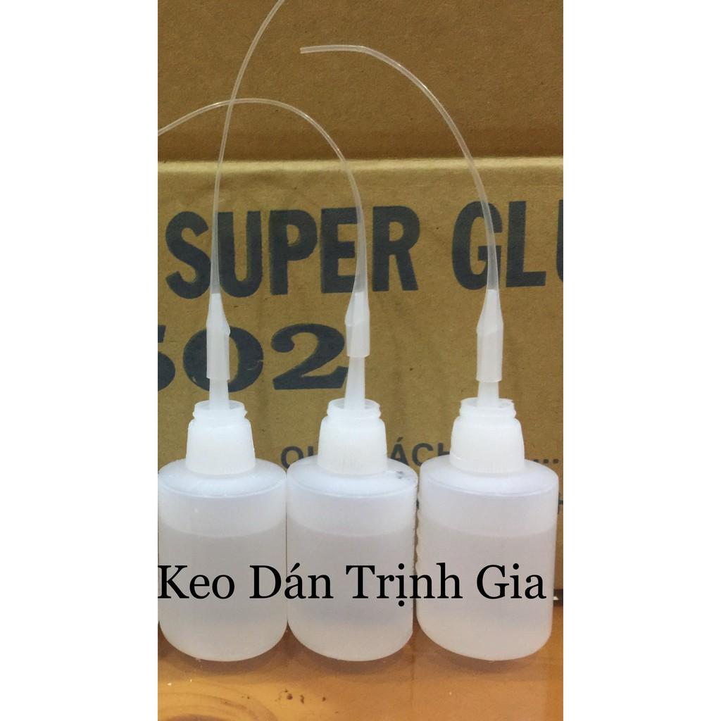 Keo dán 502 Siêu dính, chai tròn-giống hình-Full 30gr-Mua 15 Tặng 1