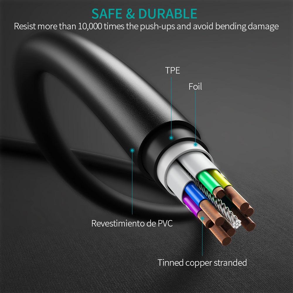 Cáp sạc nhanh USB C to USB C 3A dài 2M CHOETECH CC0003 (HÀNG CHÍNH HÃNG)