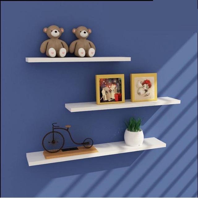 GIÁ GỐC TẠI XƯỞNG 3 thanh ngang kệ treo tường dài 30,40,50cm có sẵn