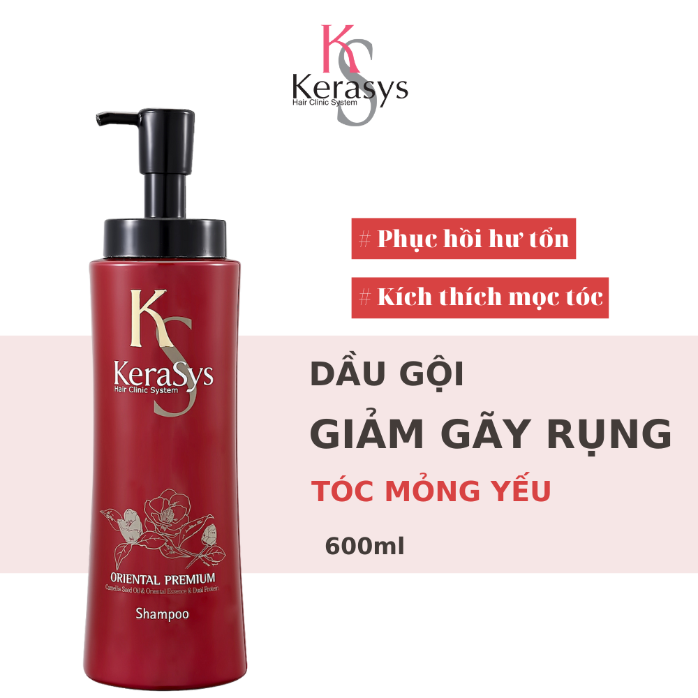 Dầu Gội Cao Cấp Làm Dày Tóc Kerasys Oriental Premium Shampoo (600ml)