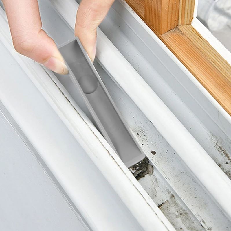 Bàn Chải Vệ Sinh Khe Cửa, Rãnh Cửa 3in1 Tiện Dụng Đa Năng - Giao màu ngẫu nhiên