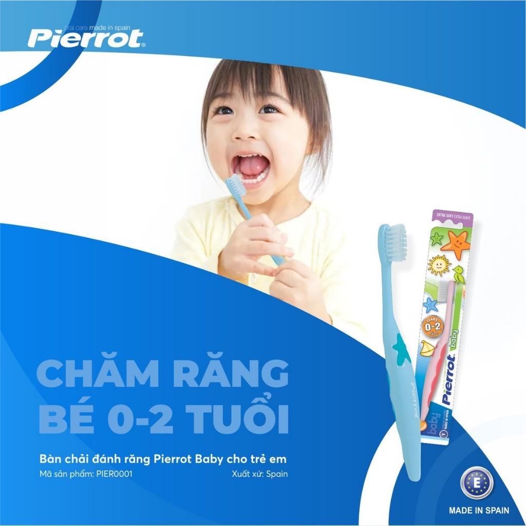 Bàn chải đánh răng trẻ em PIERROT BABY