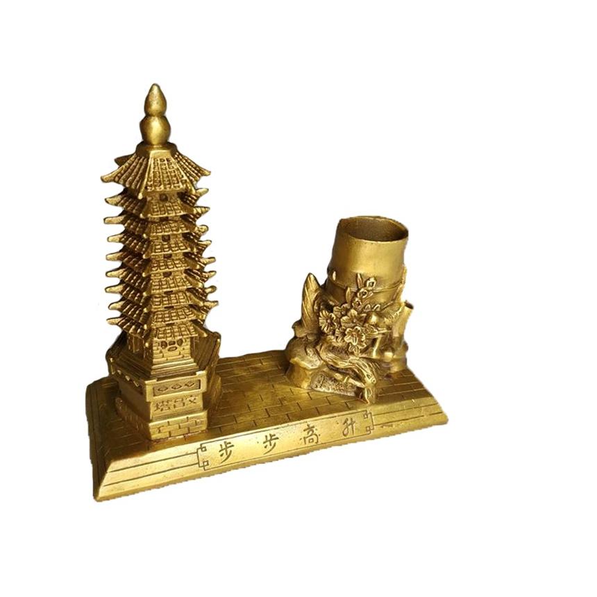 Tháp Văn Xương kiêm Ống đựng bút bằng đồng thau