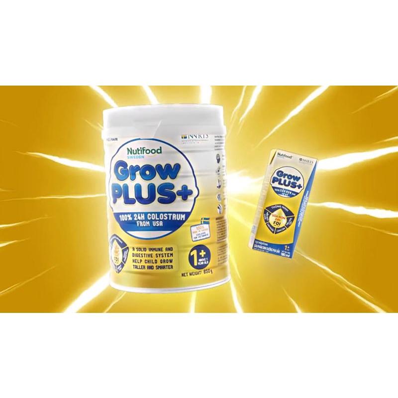 Sữa bột Nutifood Grow Plus vàng 1+ 800G bổ sung sữa non