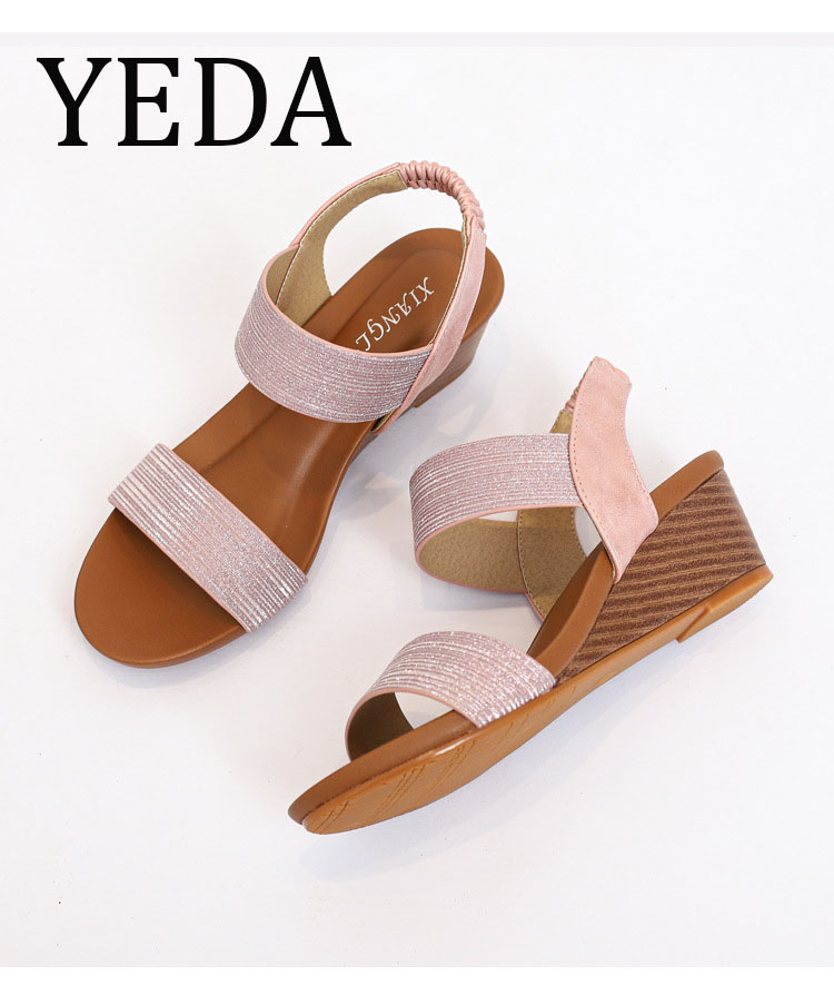 Giày quai ngang nữ giày sandals nữ dép quai hậu nữ cao 5 cm - 1418