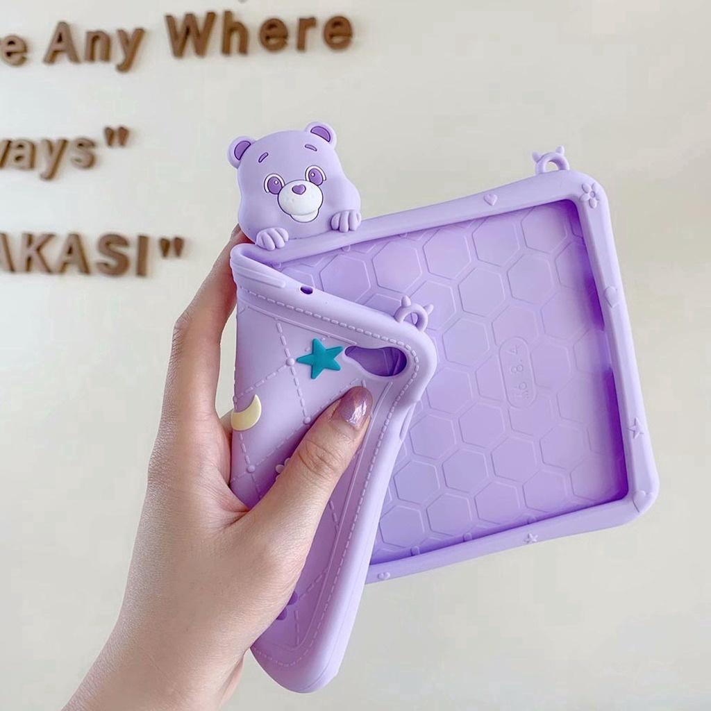 Ốp Lưng Silicone Mềm Chống Sốc Có Dây Đeo Cho Samsung Tab A7 10.4 Inch T500 / T505 / T507 2020