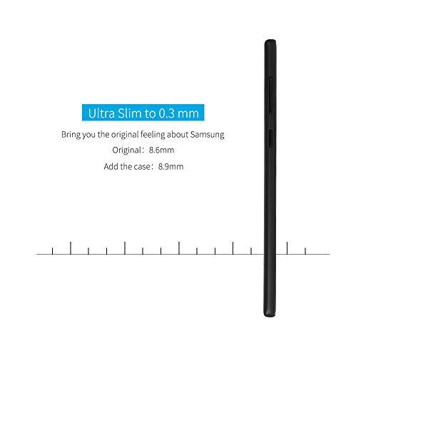 Ốp lưng nhám siêu mỏng 0.3mm cho Samsung Galaxy Note 9 hiệu Memumi có gờ bảo vệ camera - Hàng chính hãng