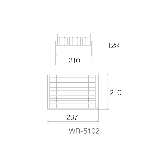 Rổ đựng trái cây - WR-5102 - SUS 304