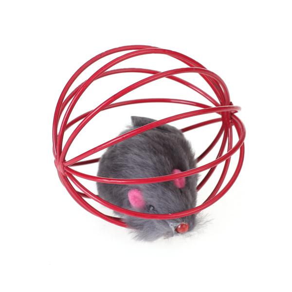 Cat Roller Sisal Scratching Post + Artificial hair Teaser + Artificial Mouse