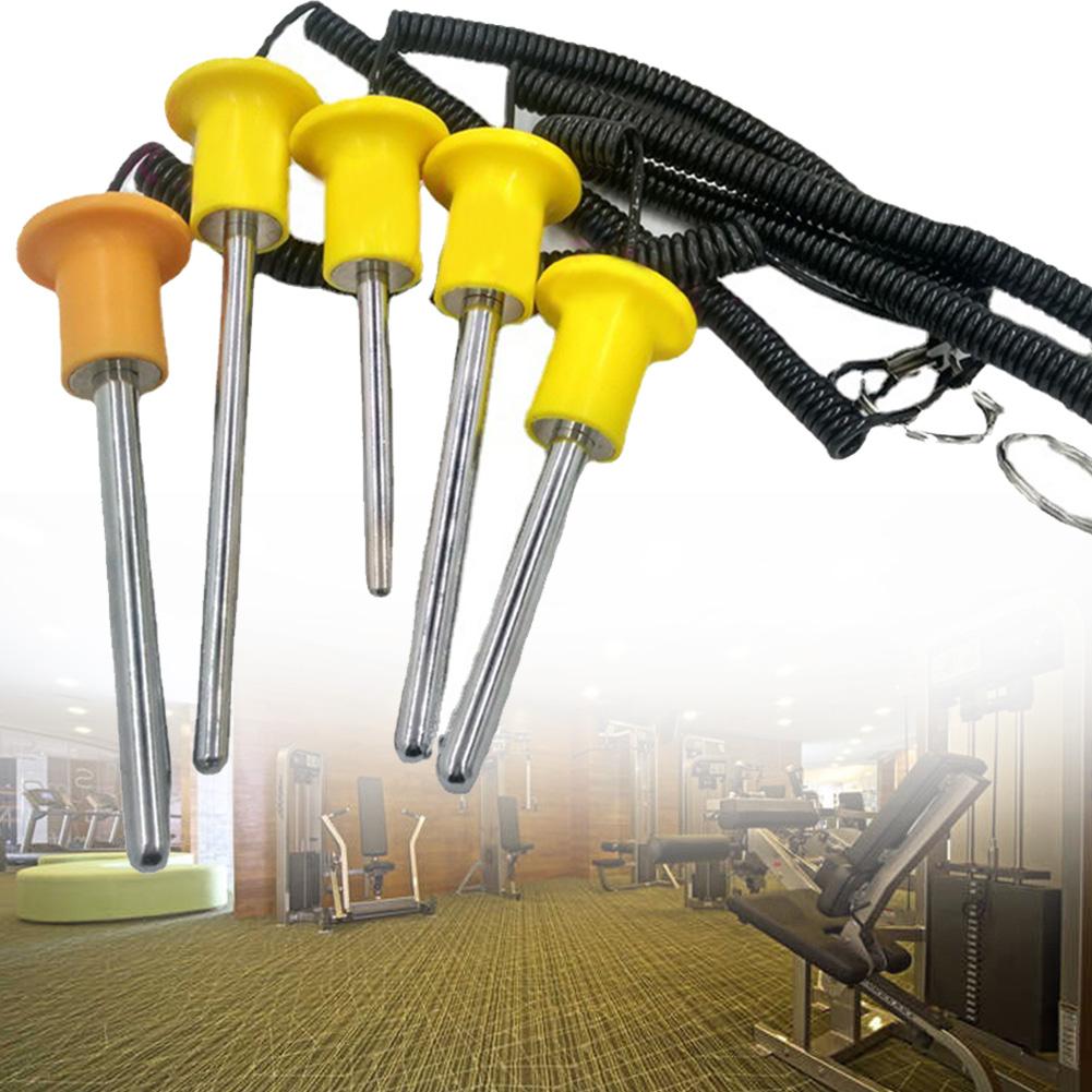 8 mm/10 mm thể dục từ tính trọng lượng cáp extender pin màu vàng thanh toán mở rộng tấm tải Pin Pin Huấn luyện phòng tập Color: M10x105mm