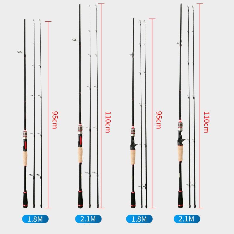 Cần câu lure shadow for the win 2 đọt M và ML