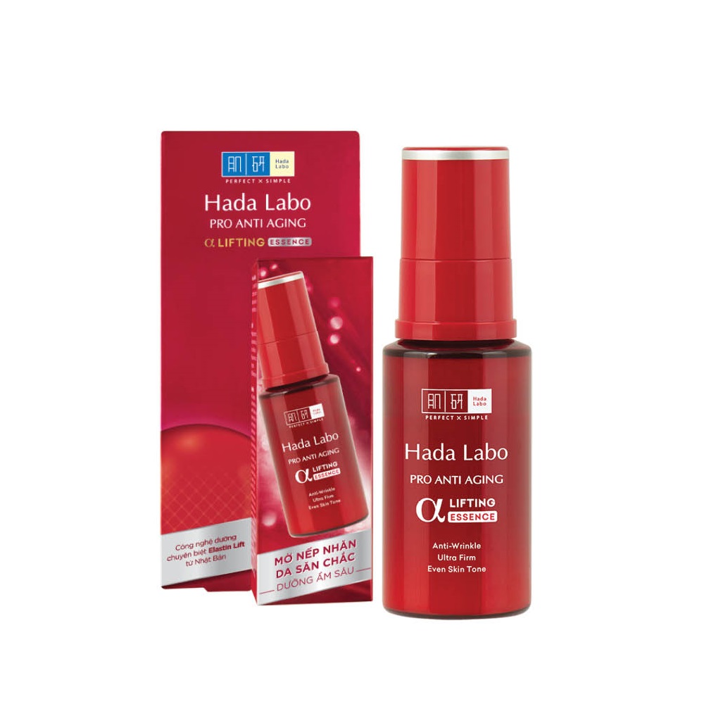 Tinh chất dưỡng chuyên biệt chống lão hóa Hada Labo Pro Anti Aging α Lifting Essence