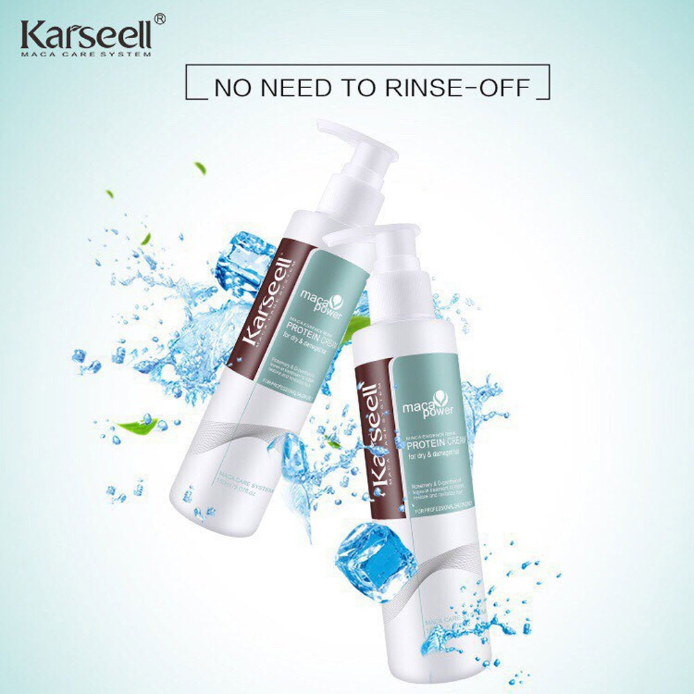 Kem Dưỡng Ẩm Xả Khô PROTEIN KARSEELL MACA 200ML Phục Hồi Chăm Sóc Tóc Hư tổn, Khô Sơ Mùi Thơm Lâu