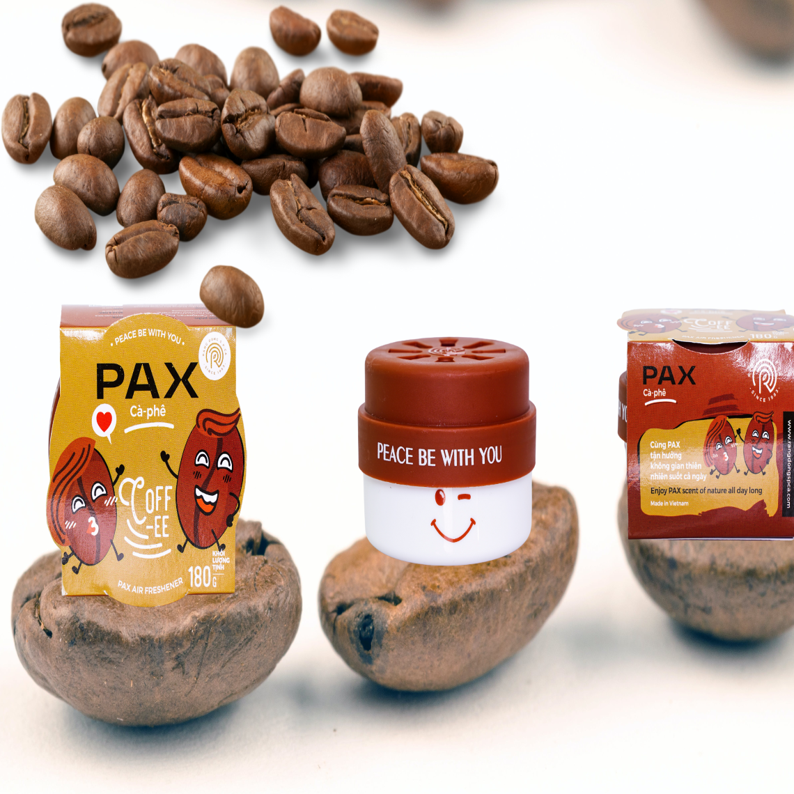Sáp thơm mặt cười Pax 180g - Giao Mẫu Ngẫu Nhiên