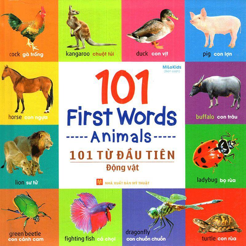 Sách 101 Từ đầu tiên Động Vật - Minh Long