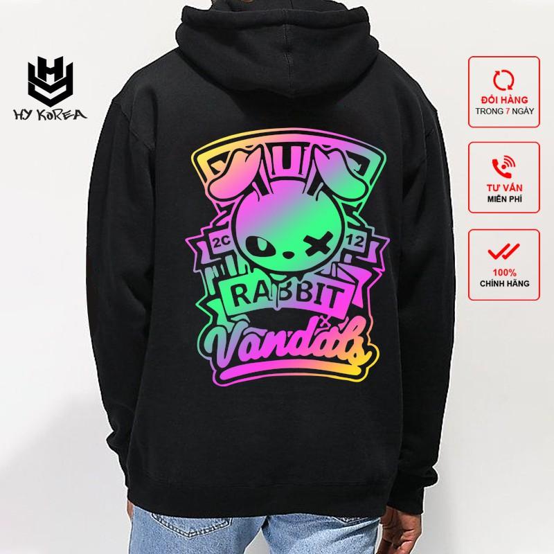 Áo Hoodie HY KOREA Nữ Nam Khoác Nỉ Form Rộng Kiểu Sweater Unisex In Hình VanDaLat 144