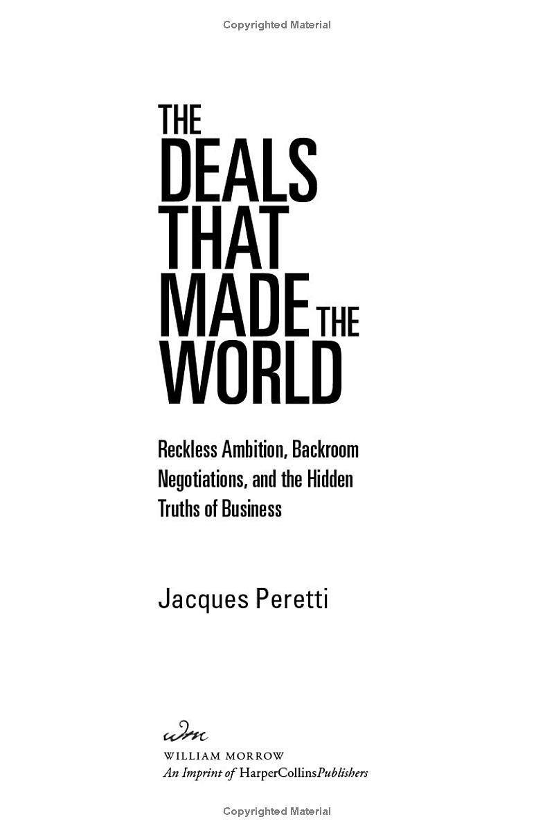 Sách ngoại văn: The Deals That Made The World