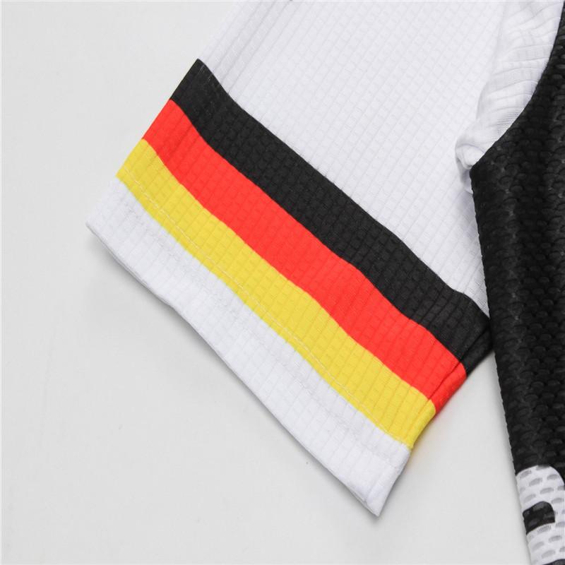 Đội Tuyển Đức Đi Xe Đạp Jersey Nam Mùa Hè Đi Xe Đạp Quần Áo Thoáng Khí Xe Đạp Mtb Jersey Nhanh Khô Xe Đạp Áo Sơ Mi Maillot Ciclismo Color: Color 8 Size: S