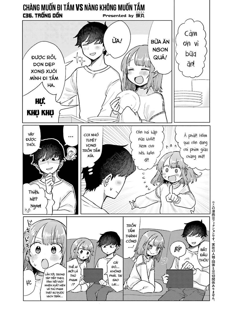 zettai ni furo ni hairitakunai kanojo vs zettai ni furo ni iretai kareshi chapter 36 1