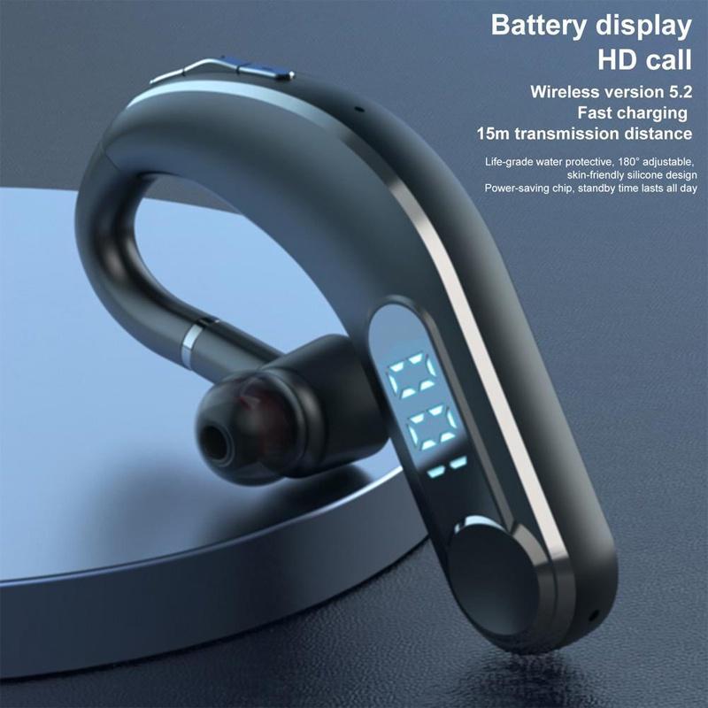 Tai Nghe Bluetooth Móc Tai Giảm Tiếng Ồn Tiện Dụng Khi Lái Xe