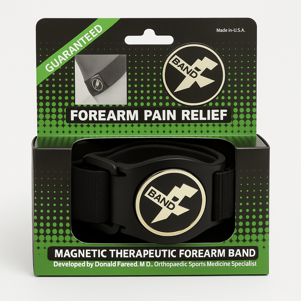 ￼Băng Đeo Tay Band-IT – Giải Pháp Cho Đau Khuỷu Tay, Tennis Elbow, Golfer’s Elbow