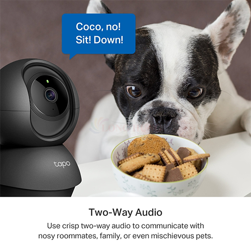 Camera trong nhà TP-Link Tapo Pan/Tilt Home Security Wifi 3MP 2K C211 - Hàng chính hãng