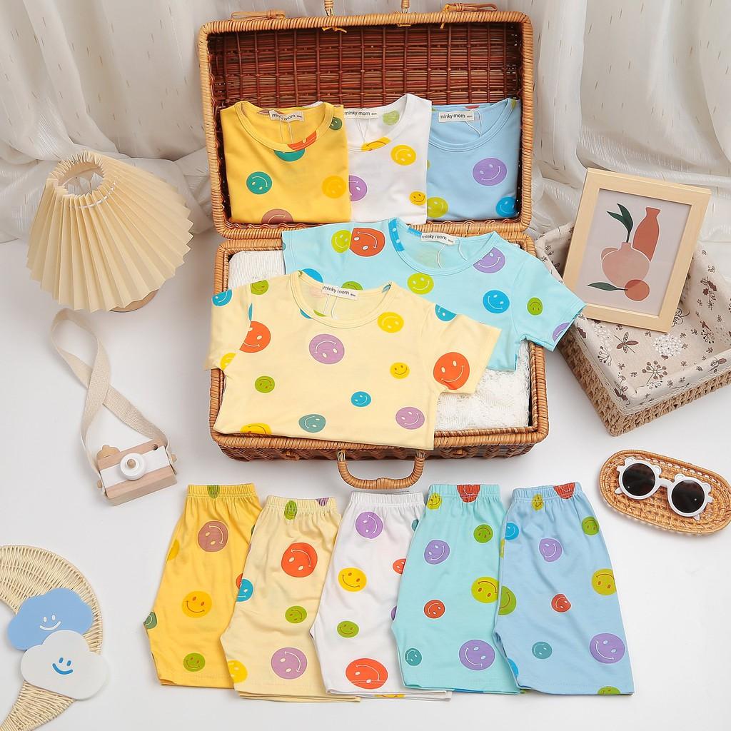 Bộ cộc tay cho bé bộ cộc tay Minkymom họa tiết TRÁI BƠ cho bé trai bé gái Chất thun lạnh cao cấp siêu mềm siêu mát