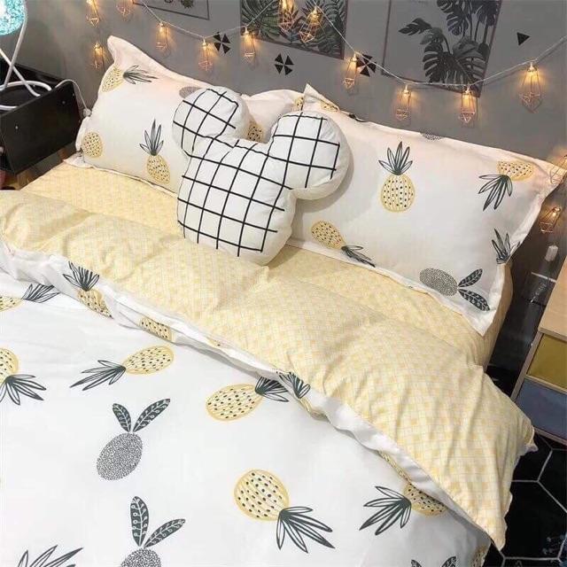 Bộ poly cotton dứa 4 món mẫu hot