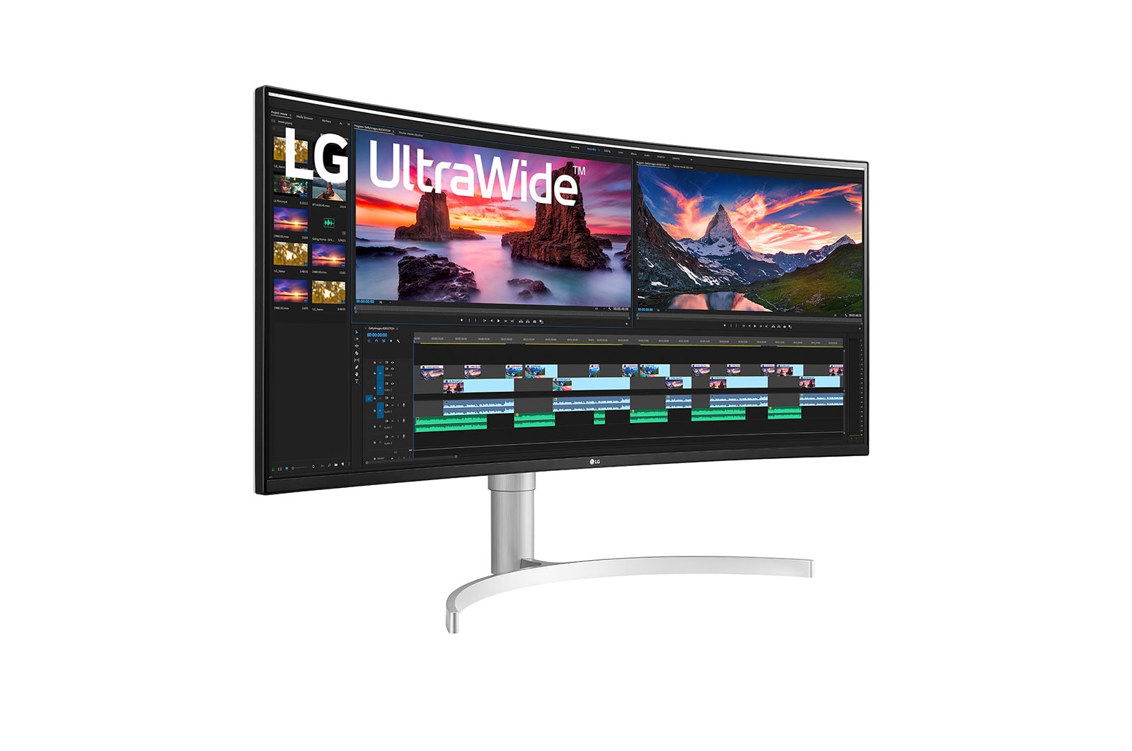 Màn hình LG 38WN95C-W 38 Inch QHD+ HDR/NVIDIA G-SYNC/ Thunderbolt  - Hàng chính hãng