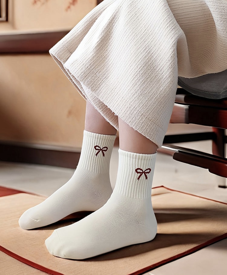 SET 5 ĐÔI TẤT VỚ NƠ NỮ DỄ THƯƠNG MÃ 45 DÀNH CHO NỮ