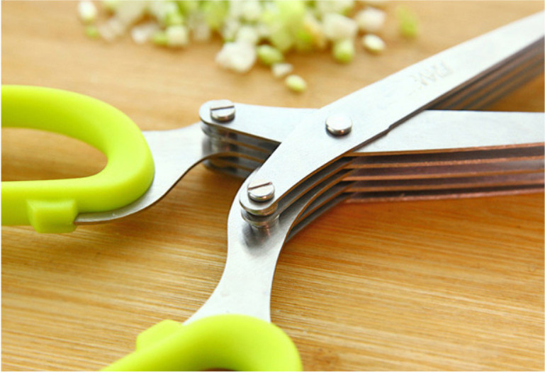Kéo cắt hành thức ăn 5 lưỡi