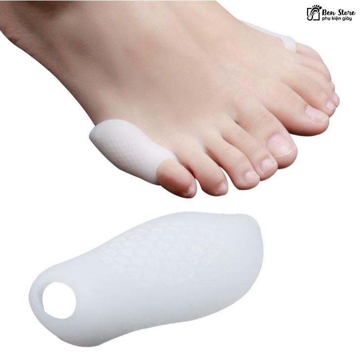 Cặp lót silicone bảo vệ xương ngón út, ngón cái, giảm đau ngón út, ngón cái khi mang giày #sil29