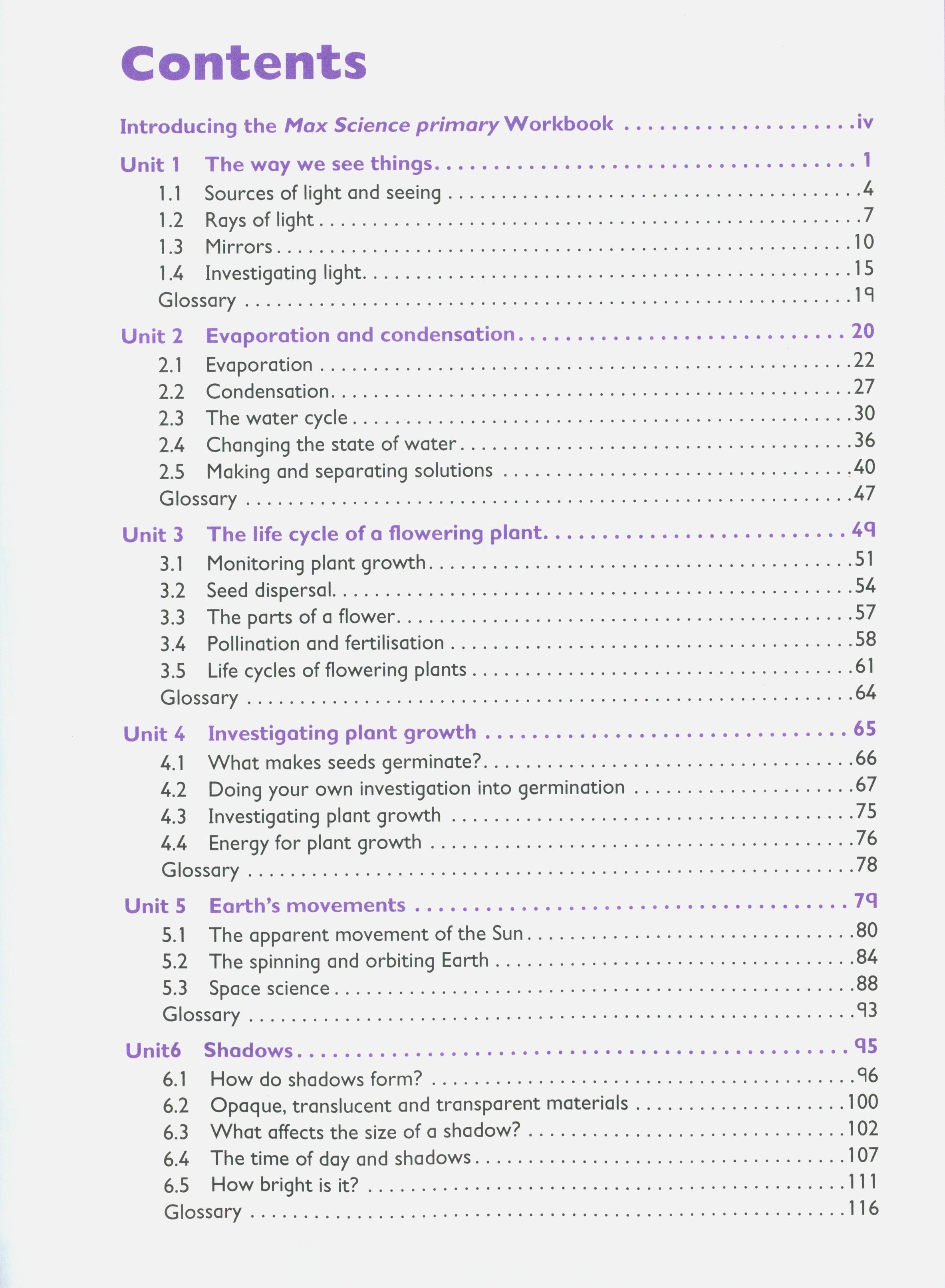 Sách ngoại văn: Max Science Primary Grade 5 Workbook