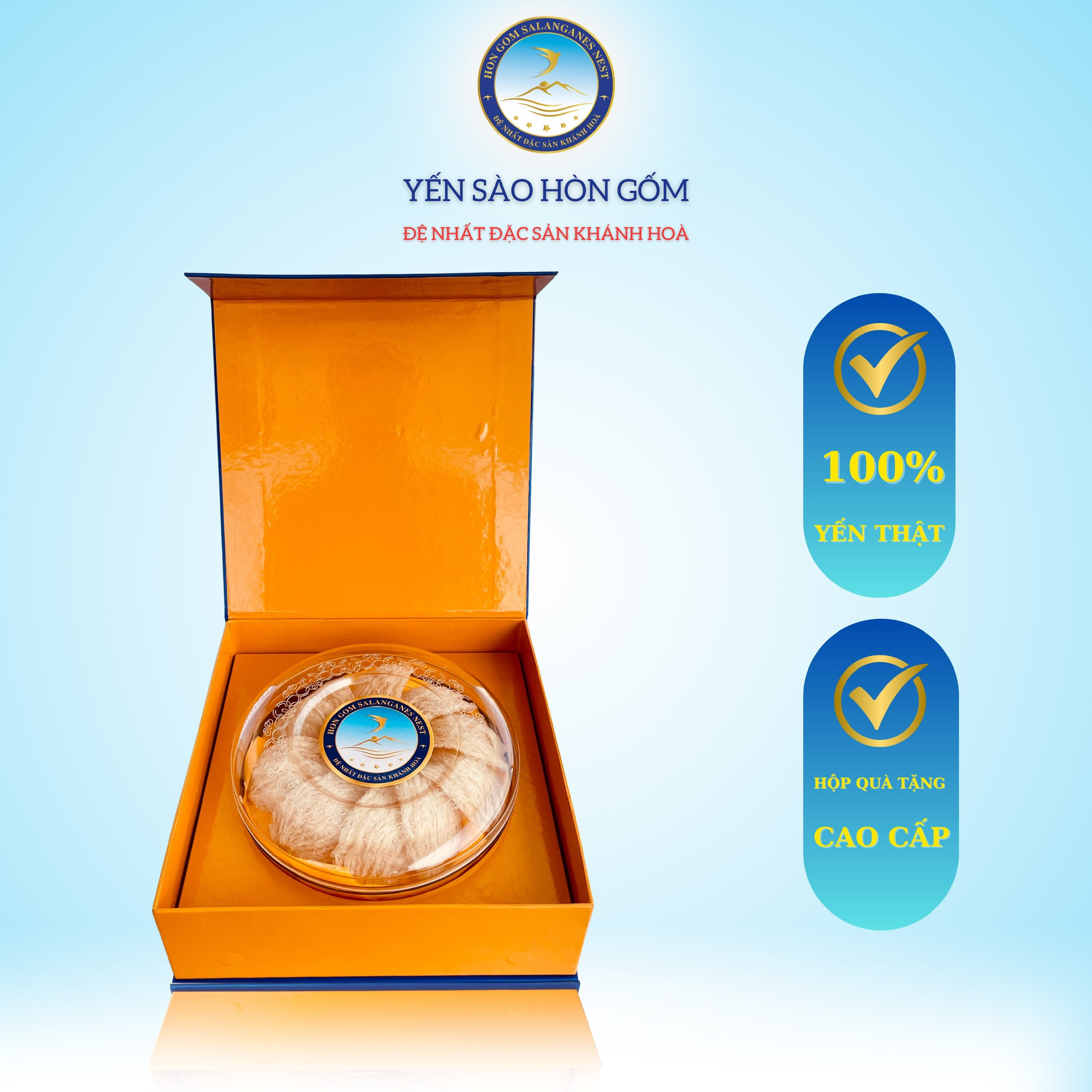 Yến Sào Tinh Chế Cao Cấp V2 - Yến Sào Hòn Gốm Chính Hiệu Khánh Hoà - HG SANLANGANES NEST